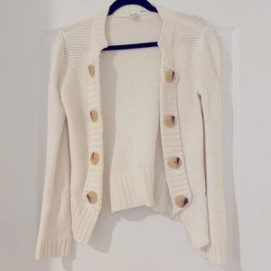 White Saks 5th Ave Cardigan